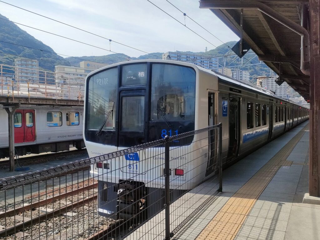 小倉へ向かう電車