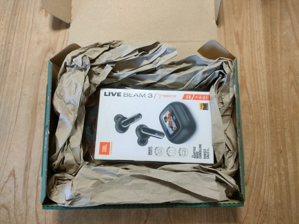 商品の隙間を埋めた様子